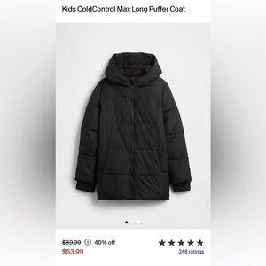 Kids ColdControl Max Long Puffer Coat
